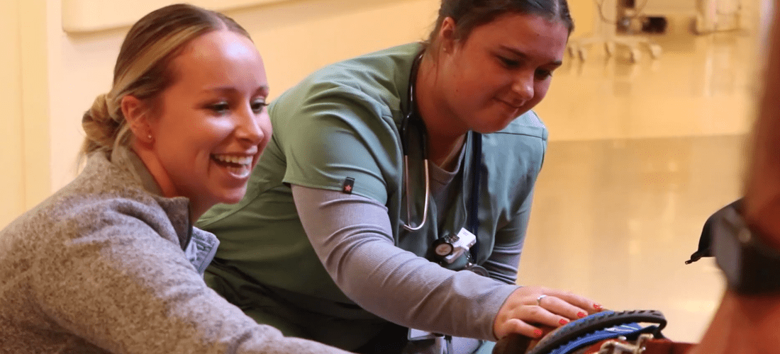 Nurses and Dog | Doylestown Health