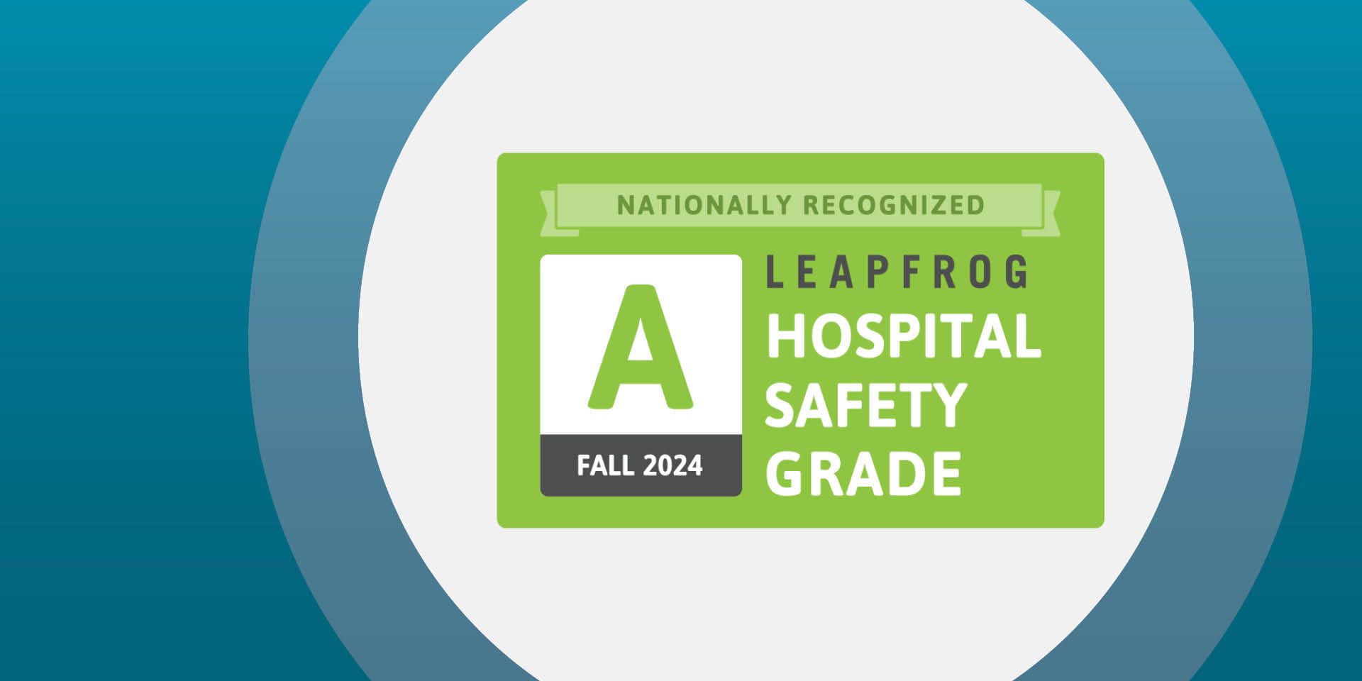 Fall “A” Hospital Safety Grade Logo  from the Leapfrog Group | Doylestown Health