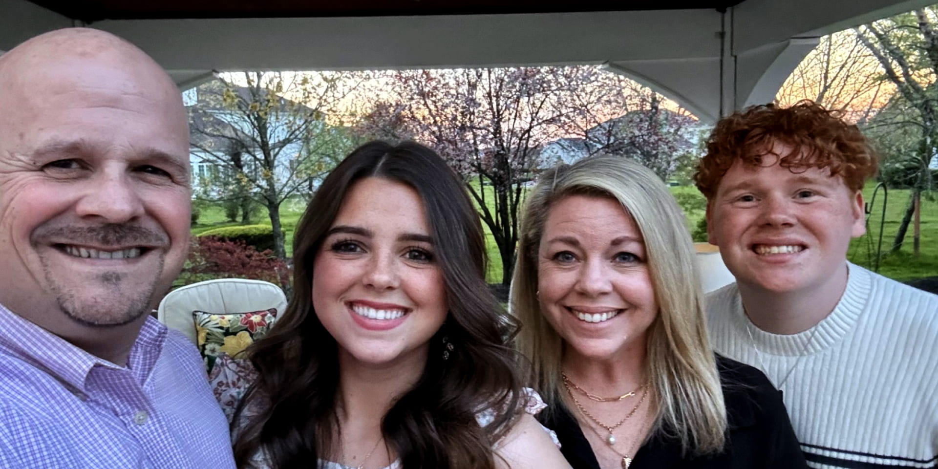 The Genatempo family (left to right): Mark, Lily, Cari, and Matthew | Penn Medicine Doylestown Health