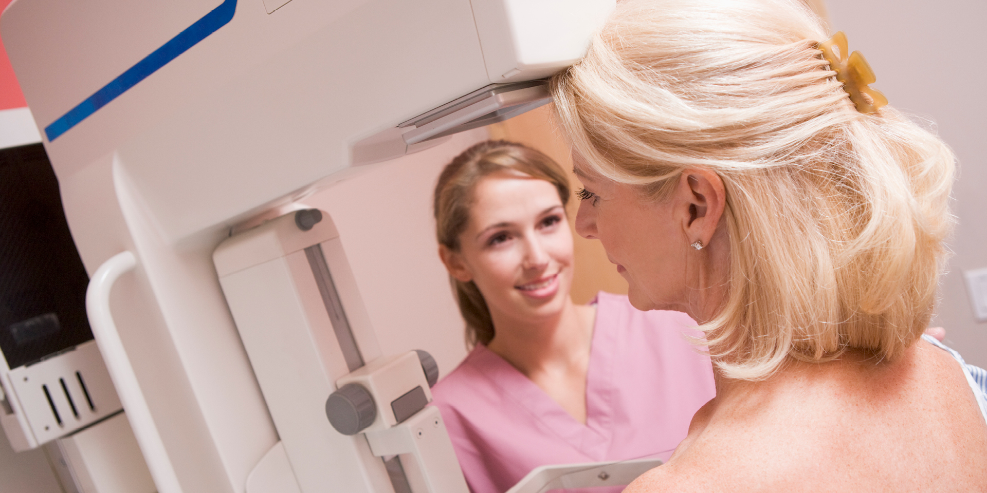 A nurse and patient at the Clark Breast Imaging | Doylestown Health