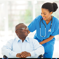 Provider looking at a patient | Doylestown Health