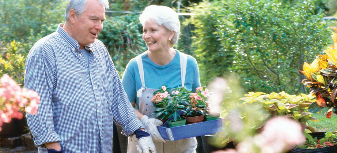 Couple gardening | Doylestown Health